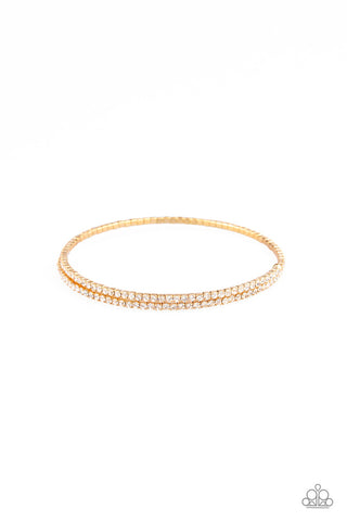 Sleek Sparkle Gold Paparazzi Bracelet
