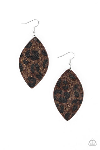 GRR-irl Power! Brown Paparazzi Earrings