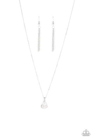 Turn on the Charm White Paparazzi Necklace