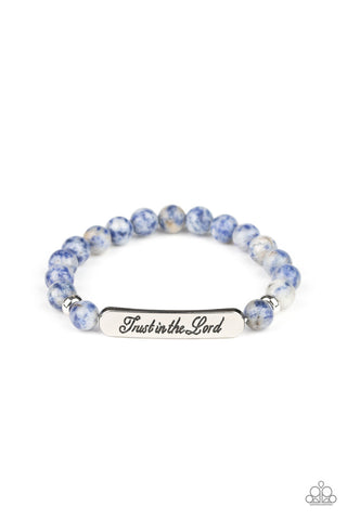 Keep the Trust Blue Paparazzi Bracelet