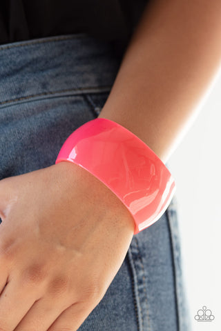 Fluent in Flamboyance Pink Paparazzi Bracelet
