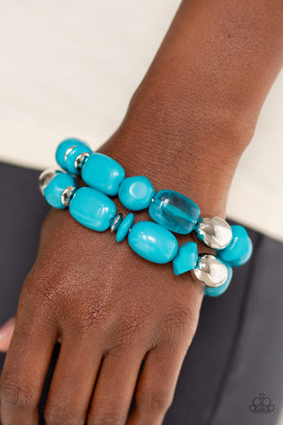 Fruity Flavor Blue Paparazzi Bracelet