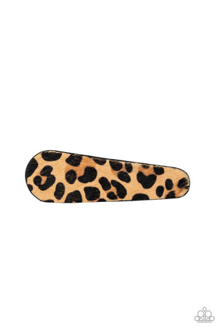 GRR-eat Minds Think Alike Brown Paparazzi Hair Clip