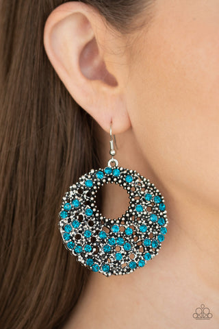 Starry Showcase Blue Paparazzi Earrings