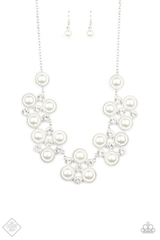Night at the Symphony White Paparazzi Necklace