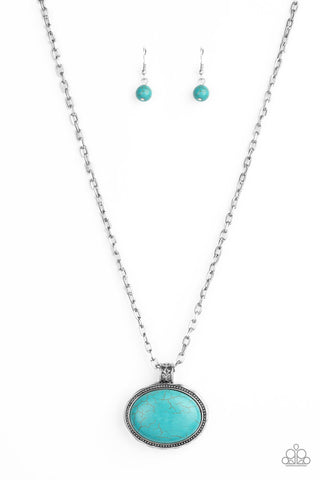 Sedimentary Colors Blue Paparazzi Necklace