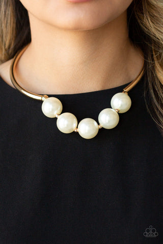 Welcome to Wall Street Gold Paparazzi Necklace