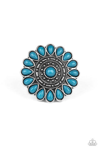 Posy Paradise Blue Paparazzi Ring