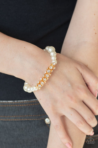 Traffic-Stopping Sparkle Gold Paparazzi Bracelet