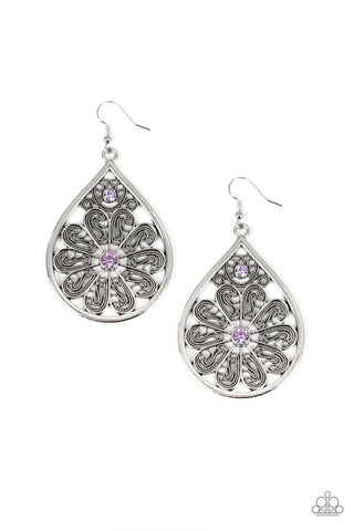 Whimsy Dreams Purple Paparazzi Earrings