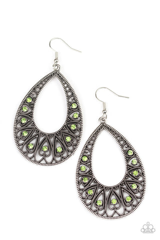 Love to Be Loved Green Paparazzi Earrings