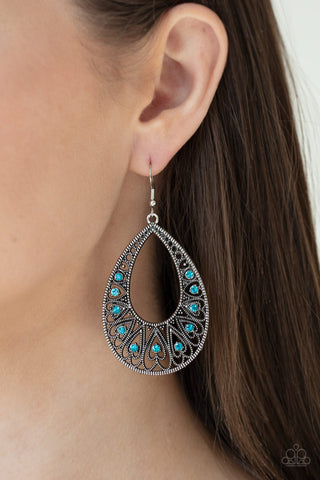 Love to be Loved Blue Paparazzi Earrings