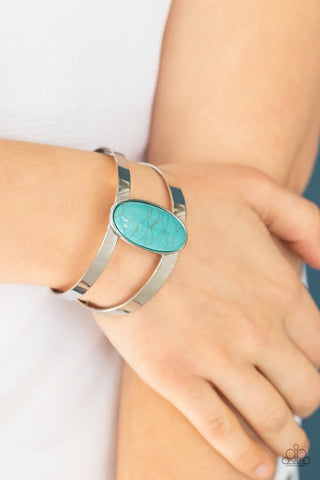 Quarry Queen Blue Paparazzi Bracelet