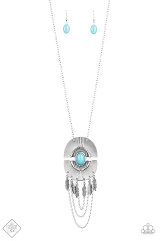 Desert Culture Blue Paparazzi Necklace