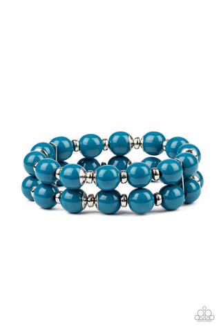 Bubble Blast Off Blue Paparazzi Bracelet