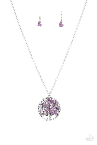 Naturally Nirvana Purple Paparazzi Necklace