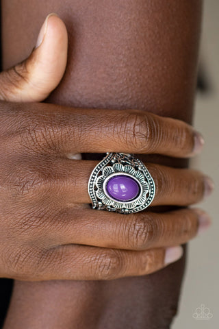 Garden Tranquility Purple Paparazzi Ring