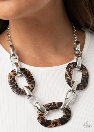 Sink Your Claws in Brown Paparazzi Necklace