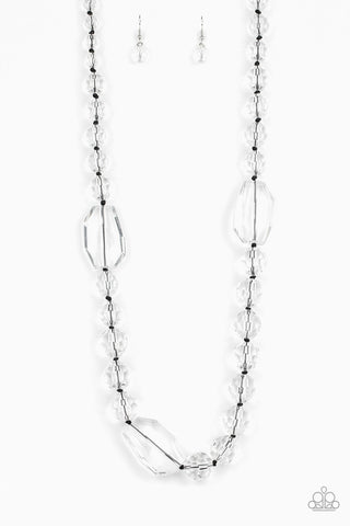 Malibu Masterpiece White Paparazzi Necklace