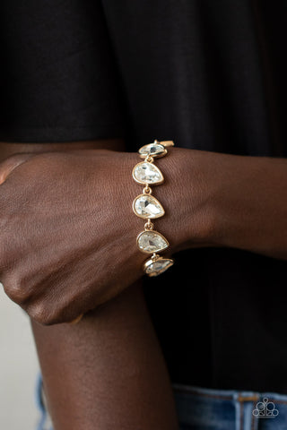 Free Rein Gold Paparazzi Bracelet