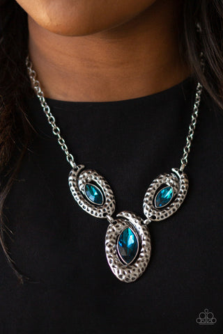 Metro Mystique Blue Paparazzi Necklace