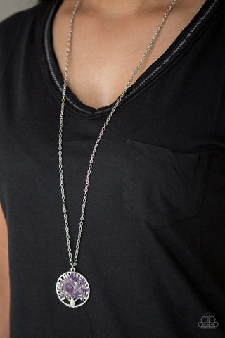 Naturally Nirvana Purple Paparazzi Necklace