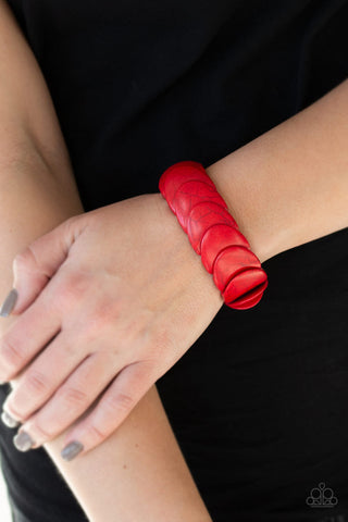 Nomadic Nature Red Paparazzi Bracelet