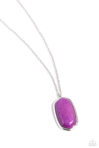 STYLE in the Stone - Purple - Stone Paparazzi Long Necklace