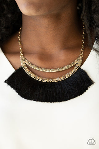 The MANE Event Gold Paparazzi Necklace