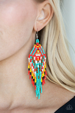 Boho Blast Blue Paparazzi Earrings