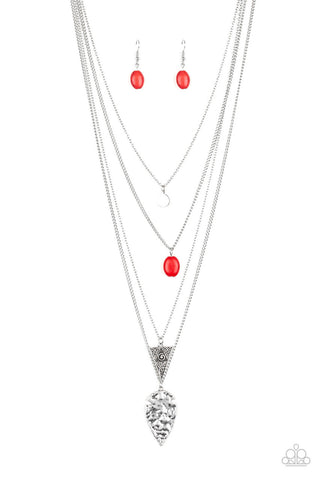 Grounded in ARTIFACT Red Paparazzi Necklace