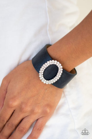 Center Stage Starlet Blue Paparazzi Bracelet