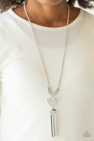 Confidently Cleopatra Silver Paparazzi Necklace