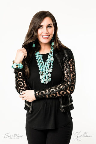 The Monica 2019 Zi Collection Blue Paparazzi Necklace