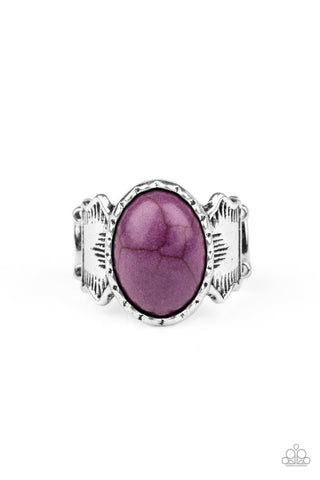 Ain't No Mesa High Enough Purple Paparazzi Ring