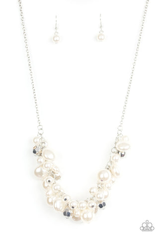 Battle of the Bombshells White Paparazzi Necklace