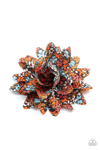Blooming Boundaries Multi Paparazzi Hair Clip