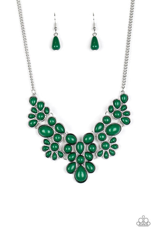 Bohemian Banquet Green Paparazzi Necklace