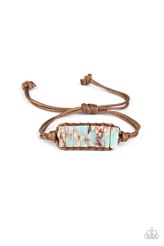 Canyon Warrior Blue Paparazzi Bracelet