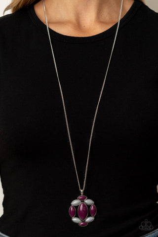 Chromatic Cache Purple Paparazzi Necklace