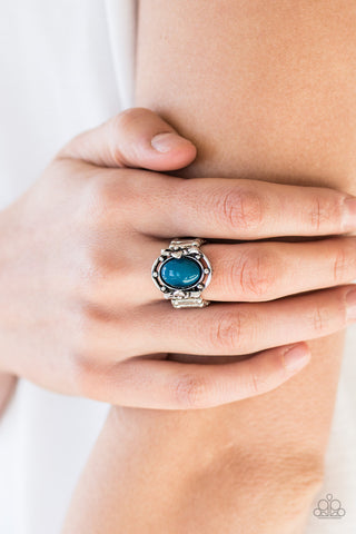 Color Me Confident Blue Paparazzi Ring