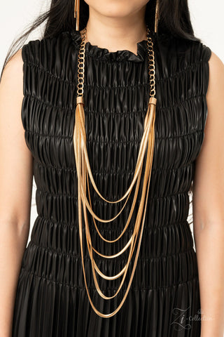 Commanding Gold - 2020 Zi Collection - Tiered Paparazzi Long Necklace