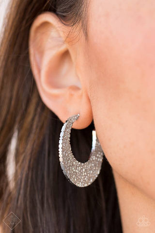 Country Cobblestone Silver Paparazzi Earrings