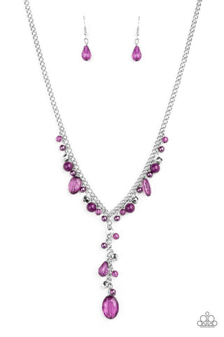Crystal Couture Purple Paparazzi Necklace
