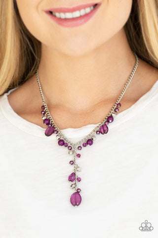 Crystal Couture Purple Paparazzi Necklace