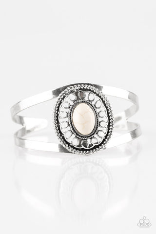 Deep in the TUMBLEWEEDS White Paparazzi Bracelet