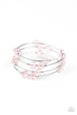 Dreamy Demure Pink Paparazzi Bracelet