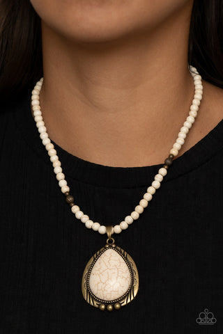 Evolution Brass Paparazzi Necklace