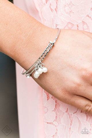 Major Upscale White Paparazzi Bracelet