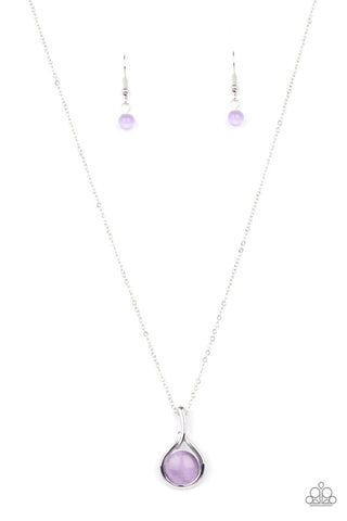 Fairy Lights Purple Paparazzi Necklace